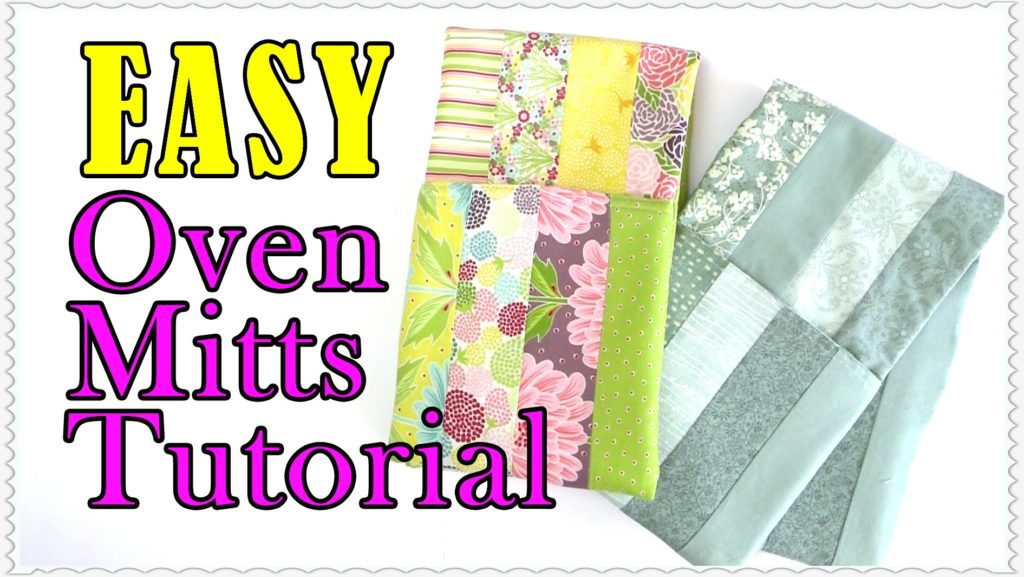 easy oven mitts tutorial - sewing projects for beginners