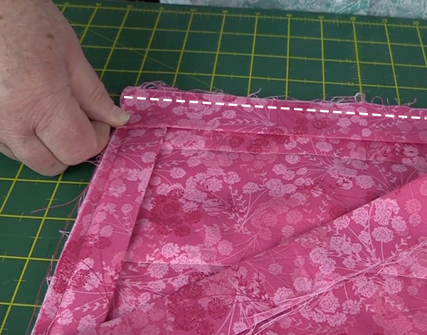 how to machine sew quilt binding