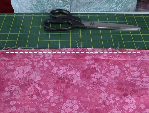 machine binding a quilt