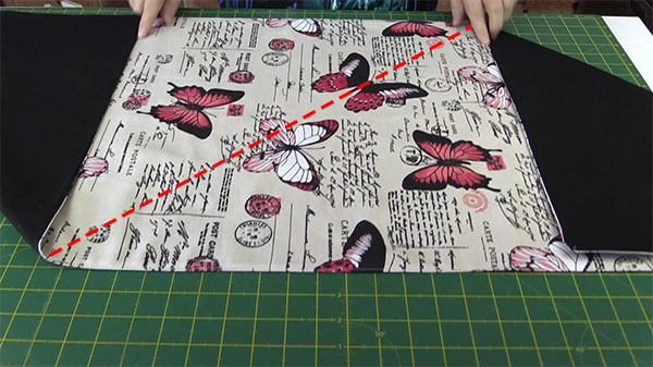 Origami Fabric Bag Tutorial: Easy to Make Market Tote Bag - Alanda Craft