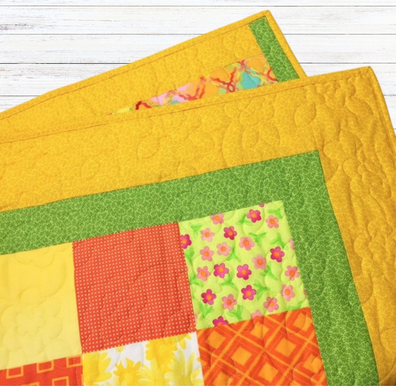 patchwork quilt tutorial using simply colorful by moda