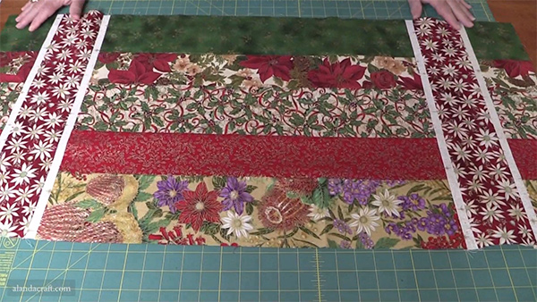 fast and easy christmas table runner tutorial