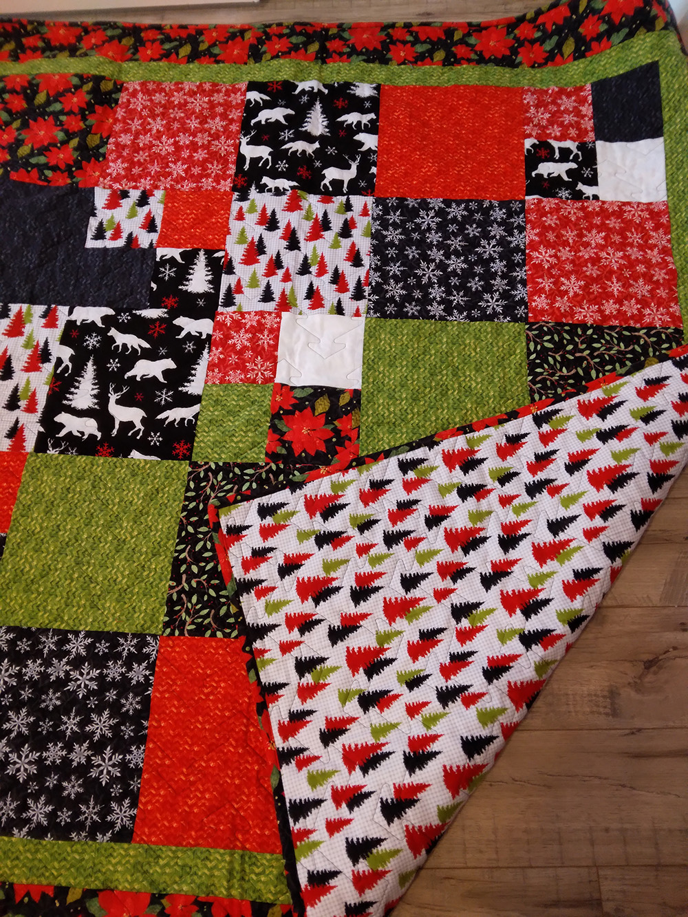 Readers Project - Barbara's Flannel Christmas Quilt